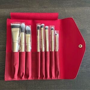 Luxie Glitter & Gold Brush Set